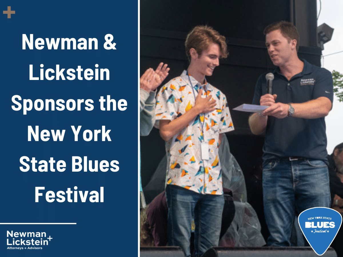 Newman & Lickstein Sponsors the New York State Blues Festival