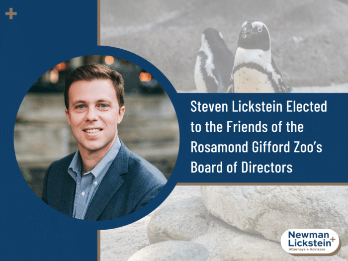 Steven Lickstein Elected to the Friends of the Rosamond Gifford Zoo’s Board of Directors