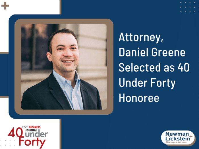 Attorney, Daniel Greene Selected as 40 Under Forty Honoree