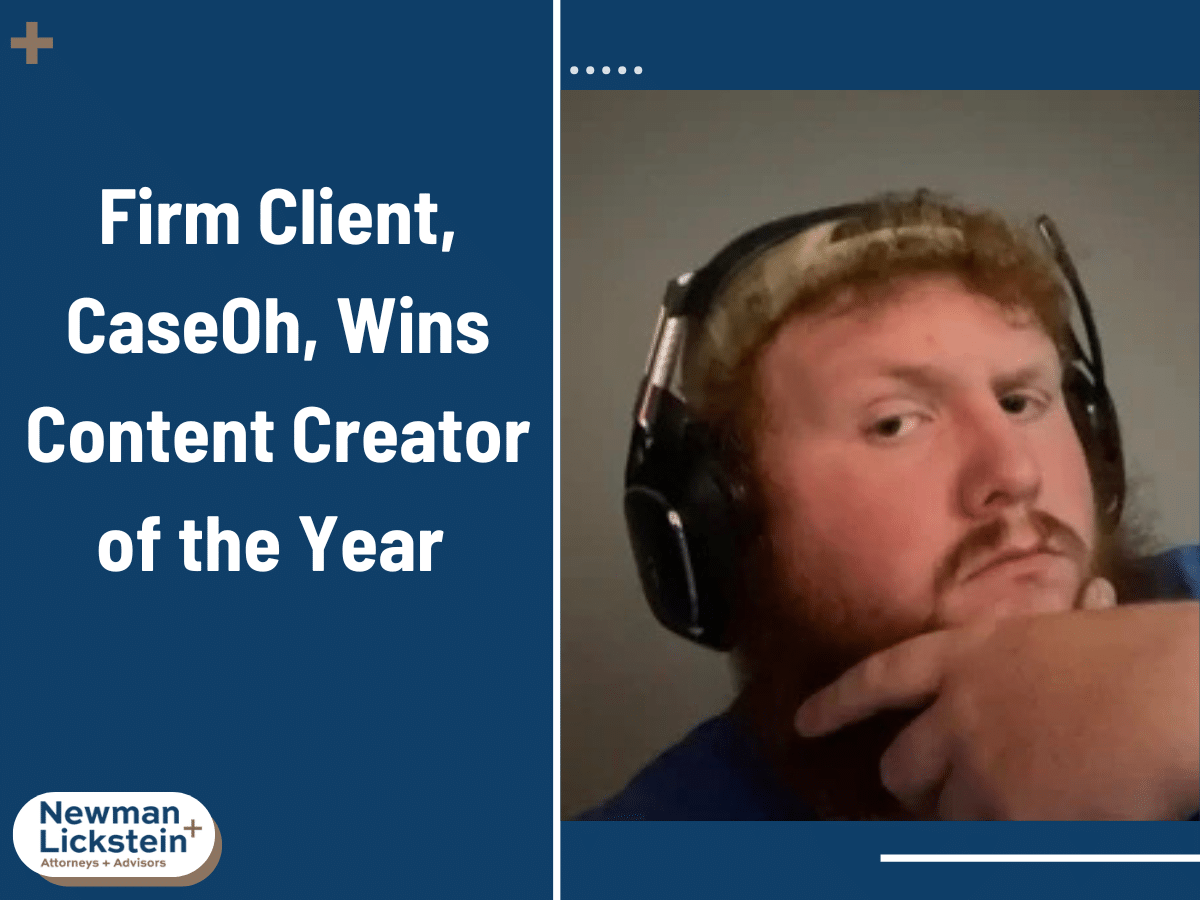 Firm Client, CaseOh, Wins Content Creator of the Year 