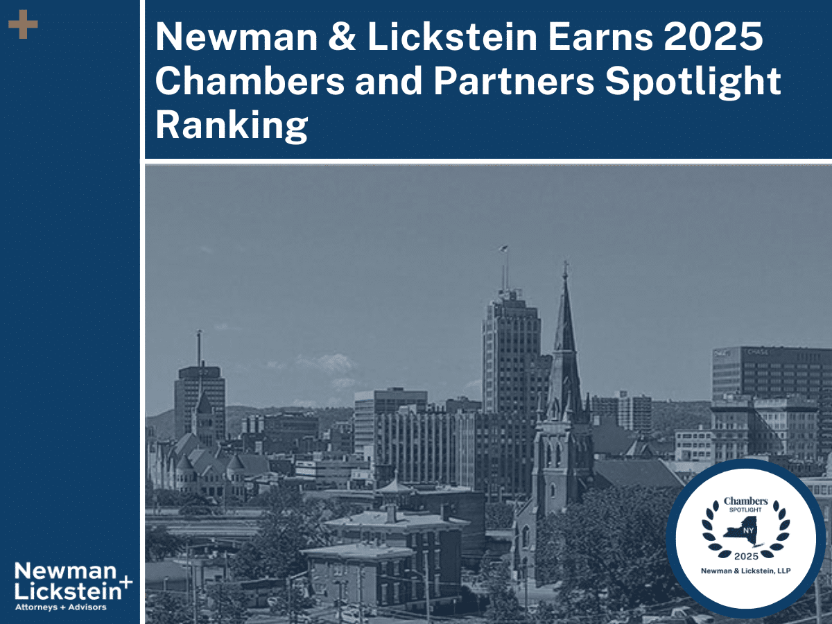 Newman & Lickstein Earns 2025 Chambers and Partners Spotlight Ranking